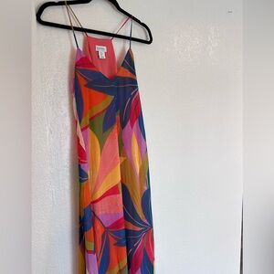 NWOT Nicole Miller Strappy Floral Maxi Dress | Small
